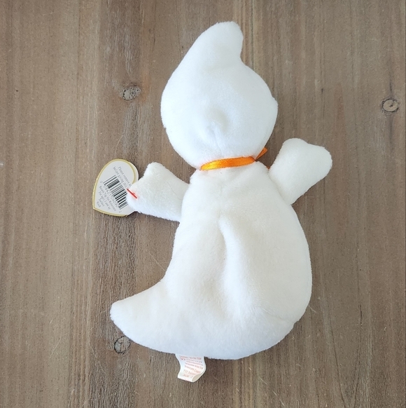 👻 Ty Beanie Baby “Spooky” the Ghost 1995 – With Tags, Halloween Collectible - Picture 9 of 14